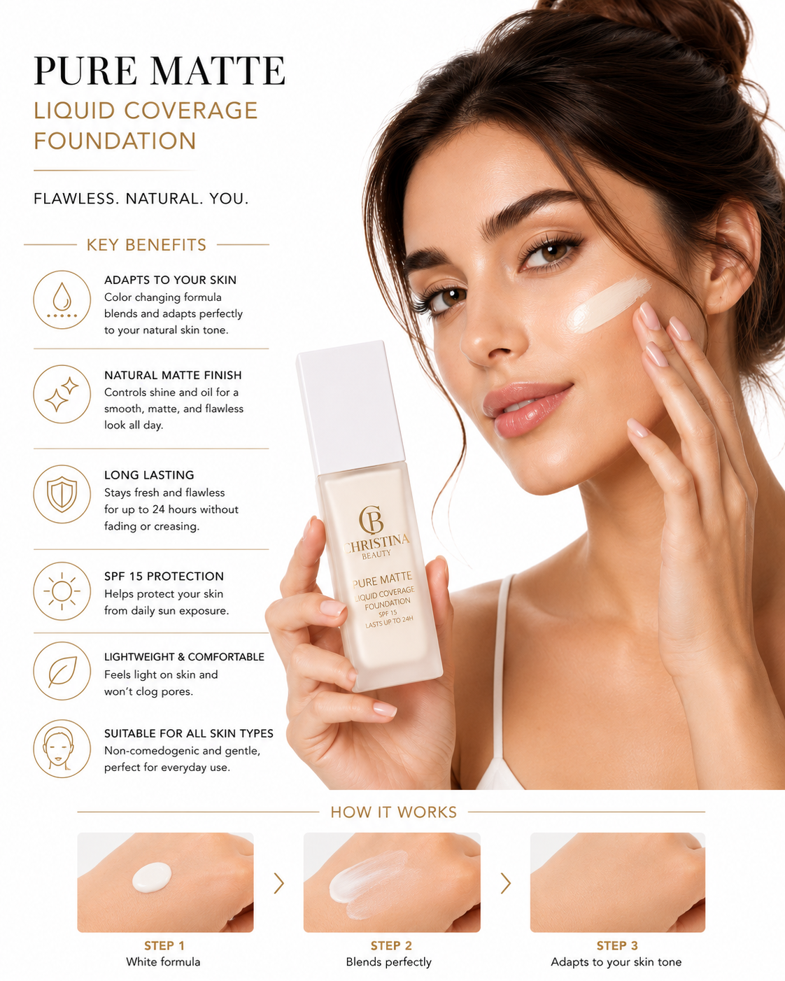 Color-Changing Liquid Foundation SPF 15